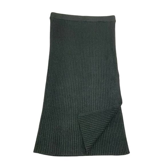 AMERICAN EAGLE OUTFITTERS MAXI SKIRT KNITTED BLACK SZ XL ELASTIC WAIST AESTHETIC - Picture 6 of 13